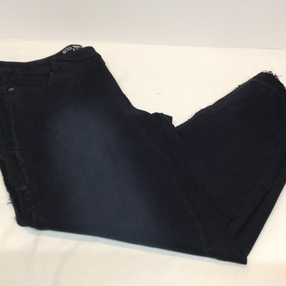 Sz. 12 Jeans Peace Love World Black Tuxedo Stripe A310541 - Picture 8 of 11